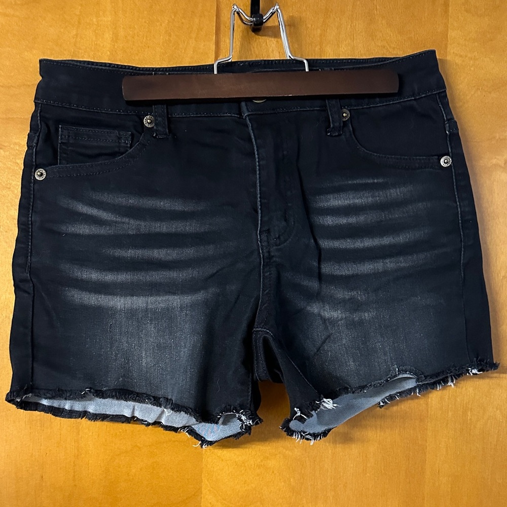 Born Primitive Black Distressed Denim Shorts